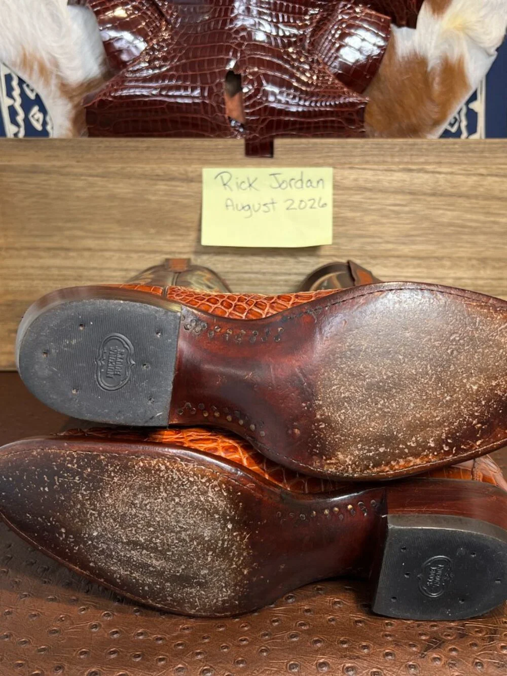 Nocona Nile Hornback Cowboy Boots in Men's 10D/10.5D *READ*